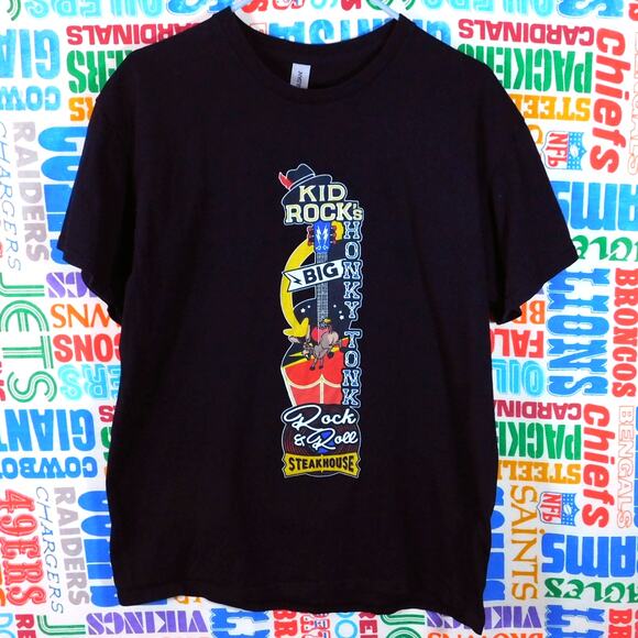 Gildan Other - Kid Rocks Big Honky Tonk Rock N Roll Steakhouse T Shirt Size L Nashville